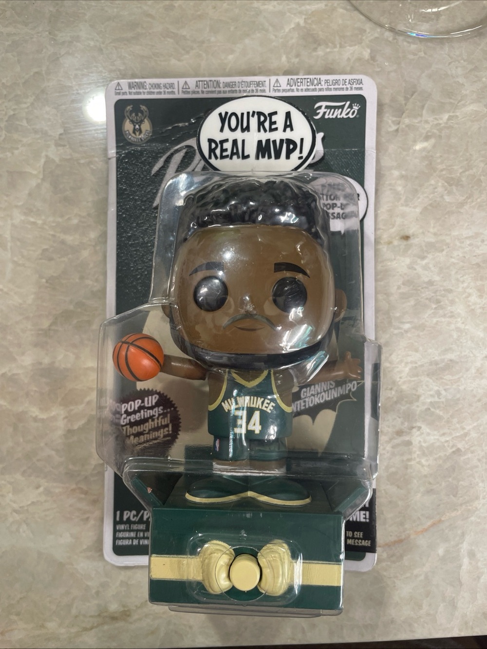 Funko Popsies NBA Giannis Antetokounmpo Vinyl Figure Pop-Up Greetings DRM220217